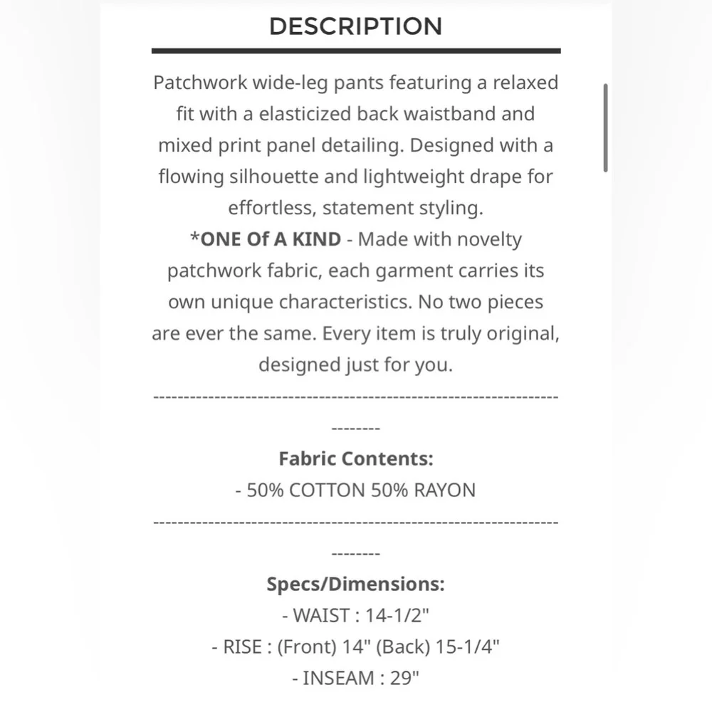 BPB224-1💙💜NEW! POL pretty Teal blue+ purple wide leg pants ideal 4 office/out! - Picture 8 of 8